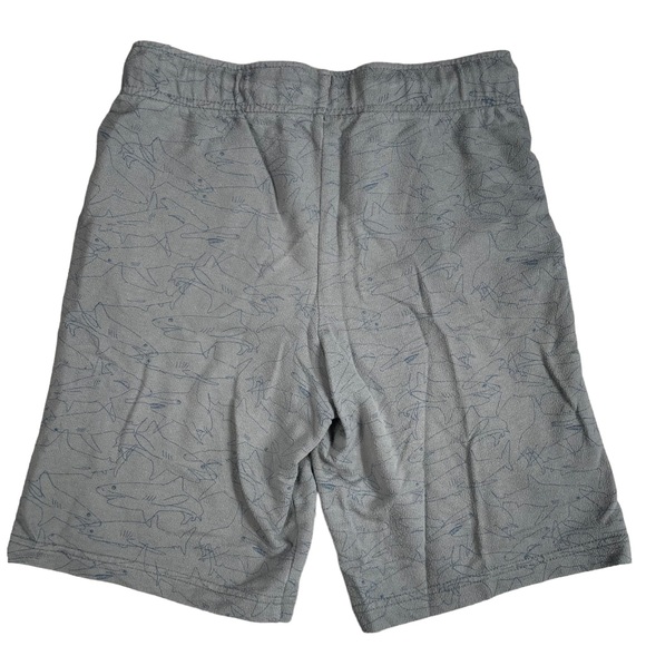 Cat & Jack size large (14-16) grey blue green elastic waist shorts with pockets - Picture 5 of 13